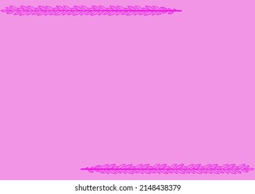 pink background with leaves spring