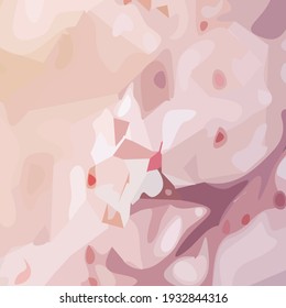 Pink background from lines, abstract design, vector illustration