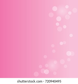 Pink background with little bokeh