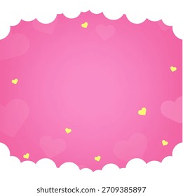 Fundo cor-de-rosa com amor Design