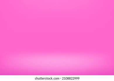 Pink background. Minimal 3d shelf. Room in the 3d. Space for displaying products, Backdrop, Wallpaper, Background. Vector illustration.