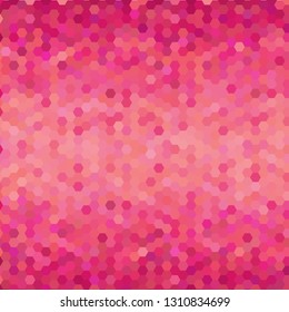 pink background. Mosaic abstract background. polygonal style