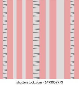 pink background on grey line tree pattern vector