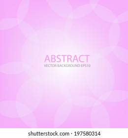 Pink background on white bubble circle abstract texture for text and message modern web design , Vector 