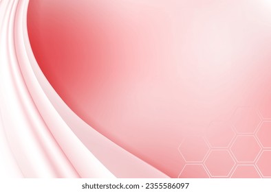 pink background for presentation with curtains
