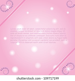 pink background with purple butterflies