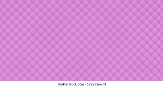 Pink background with rhombuses. Seamless vector illustration. 
