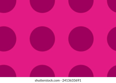 pink background with round circles. seamless vector pattern for design and decoration.