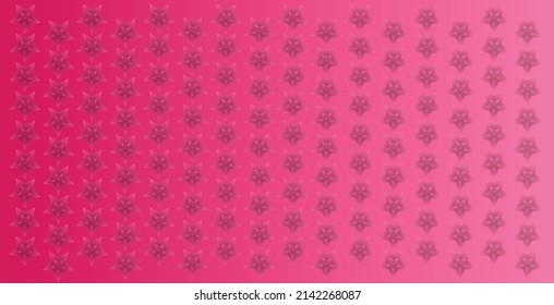Pink background with small stars pattern design 