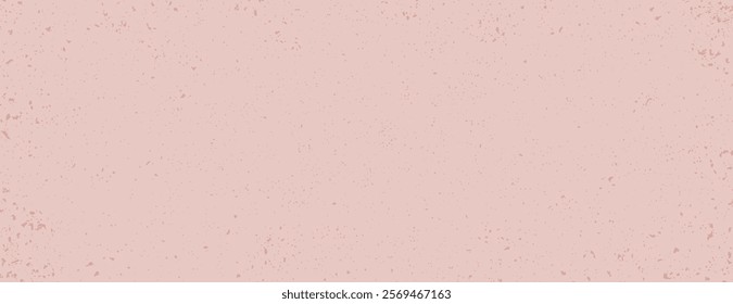 A pink background with a speckled texture. The background is soft pink, creating a subtle, artistic background with a delicate pink hue. Minimal grainy speckled texture background vector