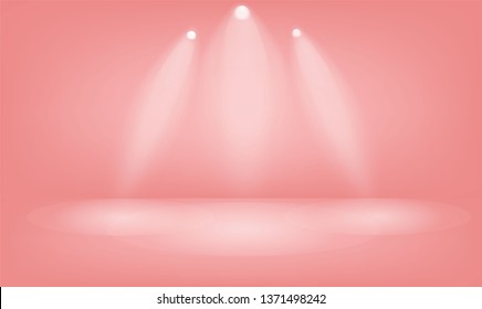 pink background with spotlight