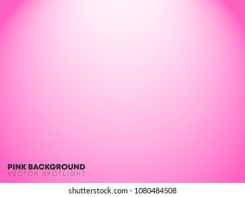 Pink background with spotlight. Vector illustration design.