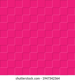 Pink background of square plates. Simple flat design for website design, banner, advertising, poster or flyer, for texture, textiles and packaging. Simple background.