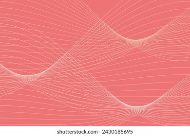 Rosafarbener Hintergrund mit starken weißen Linien, die horizontal über ihn verlaufen. Die Linien erzeugen einen auffälligen Kontrast zum sanften Rosaton und fügen der Gesamtkomposition ein dynamisches Element hinzu