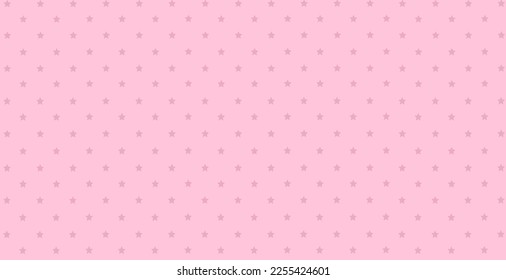 Fondo rosa con las estrellas impresas.