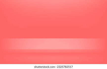 Pink background. Pink studio room background. Graphic art design. For backdrop, wallpaper, background. Vector illustration.