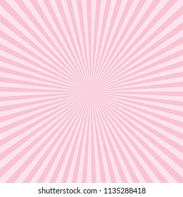 pink background : sunburst vector