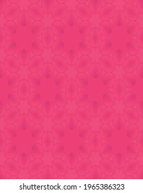 Pink background with transparent hexagon pattern