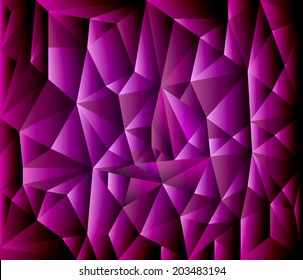 Pink background with triangles