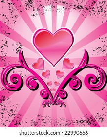 pink background for valentine's day