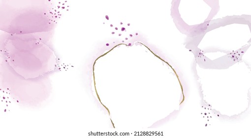 Pink background vector. Abstract design with white liquid paint