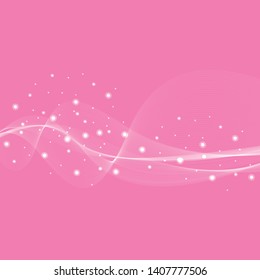 Pink background, wavy smoke background