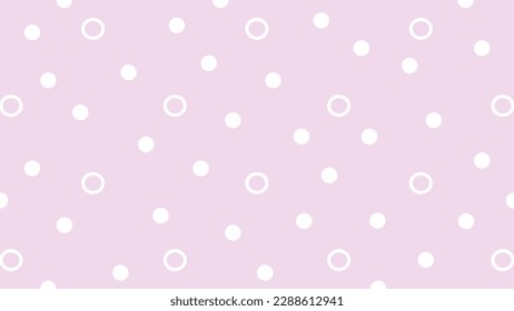 Pink background with white dots