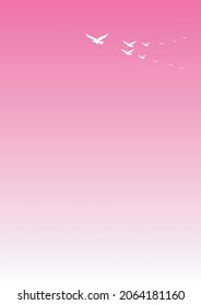 pink background.consists of beautiful scenery and big pink sun.Beautiful abstract soft pink gradient texture,love theme
