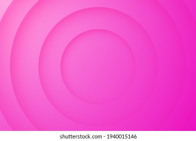 pink backgrounds. Abstract 3d circle papercut layer background.