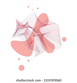 pink backround abstract