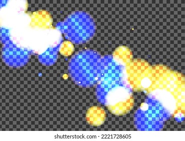 Pink Ball Background Transparent Vector. Dot Luminous Texture. Happy Illustration. Purple Flare Rain Card. Blur Party.
