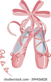 pink ballet shoes, Ooh La La 