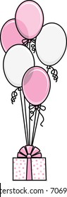 Pink Balloon Bouquet