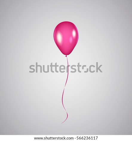 pink balloon mock isolated balloon template stock vector royalty balloon template free