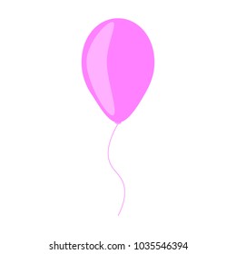 Pink Balloon vector.