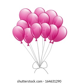 pink balloons 
