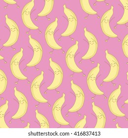 Pink Bananas Background