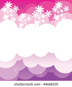 Pink banners