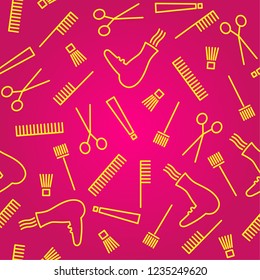 Pink barber's pattern, eps 10