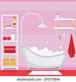 Pink bathroom 