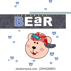 the pink bear with his own style
