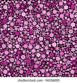 pink Beautiful colorful floral background, vector