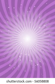 Pink beautiful vector radial rotating illustration