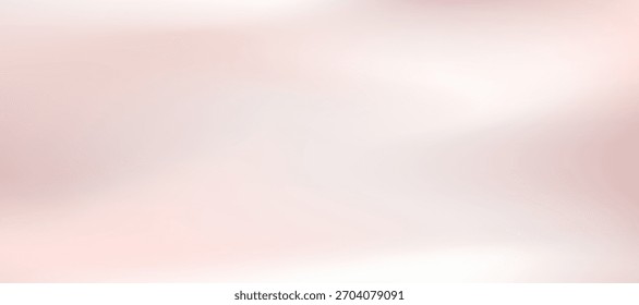 Pink beige silk fabric texture with pearlescent sheen and smooth wavy gradient. Elegant creamy textile background for abstract wedding backdrops, soft liquid wallpapers, romantic flyers and luxury ban