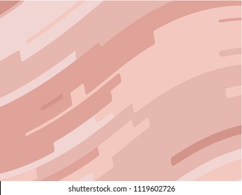Pink and beige sloping strips. Abstract geometric background with flat lines. Dynamic, motion style for banners, advertising, websites.