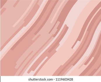 Pink and beige sloping strips. Abstract geometric background with flat lines. Dynamic, motion style for banners, advertising, websites.