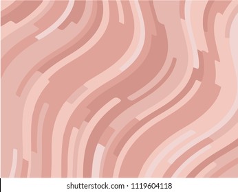 Pink and beige sloping strips. Abstract geometric background with flat lines. Dynamic, motion style for banners, advertising, websites.