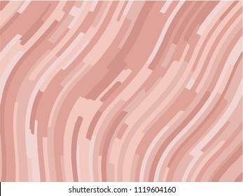 Pink and beige sloping strips. Abstract geometric background with flat lines. Dynamic, motion style for banners, advertising, websites.