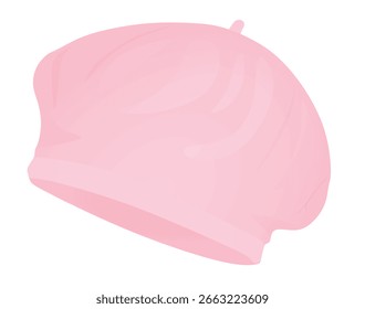 Rosa Mütze. Vektorgrafik	
