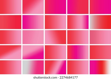 pink Big Gradient Color Set.